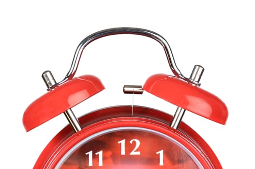 Classic red clock