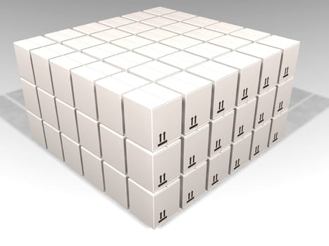 White boxes