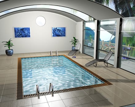 Pool house