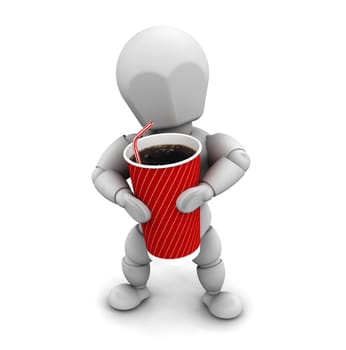 Person holding soda drink