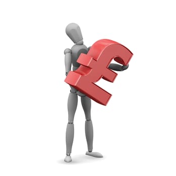 Man holding pound sign
