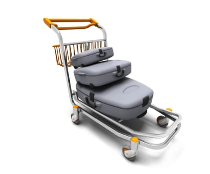 Luggage trolley