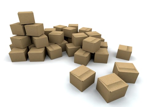 Stack of boxes
