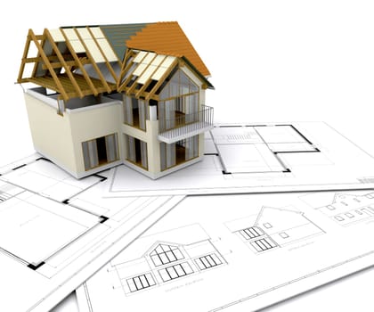 House under construction