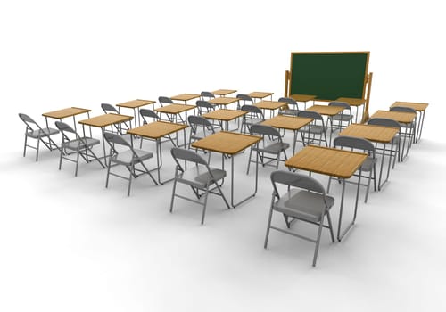 Empty classroom