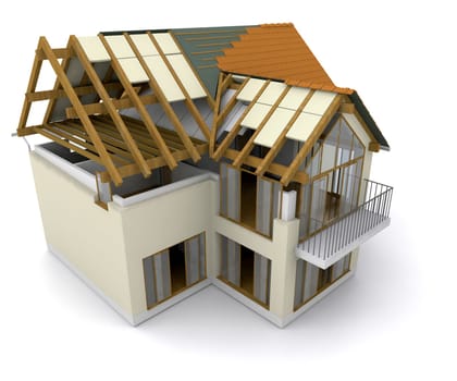 House under construction