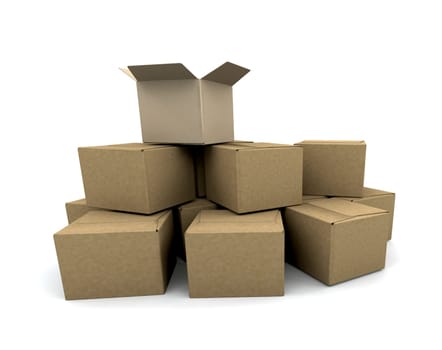 Stack of boxes