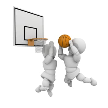 Basketball players