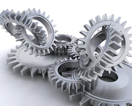 Interlocking gears