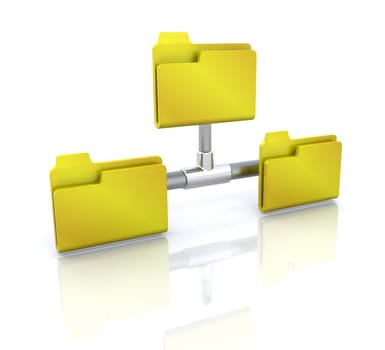 Computer icon for network folder