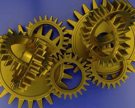 Interlocking gears