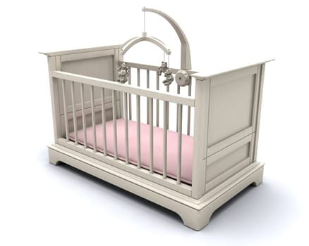 Cot for baby girl