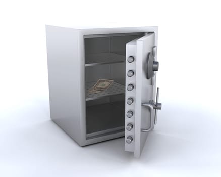 Empty safe