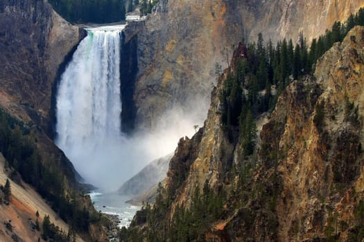 Yellowstone Fall - Landscape
