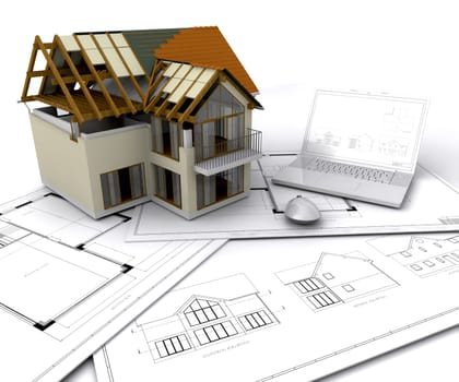 House under construction