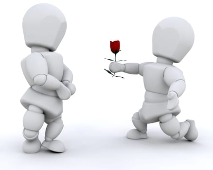 Giving rose