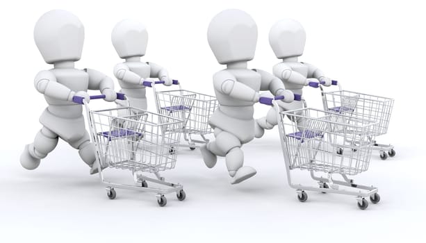 People shopping