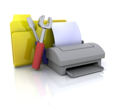 Printer settings icon