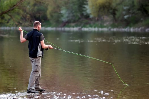 Fly fishing