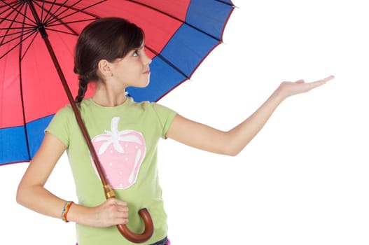 girl whit umbrella