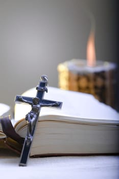 Cross and Holy Bible