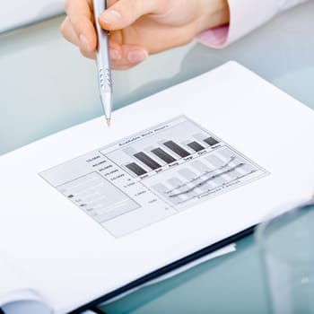Diagram on table