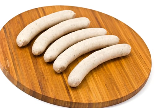 Raw bratwurst