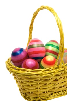 Easter Eggs In A Basket