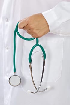 Anonymous doctor whit stethoscope
