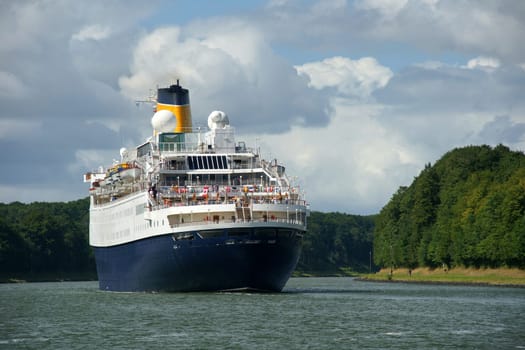 on the journey through the Kiel Canal