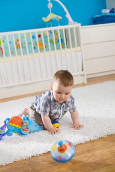 baby and whirligig