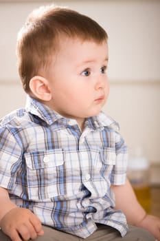 Portrait of baby boy