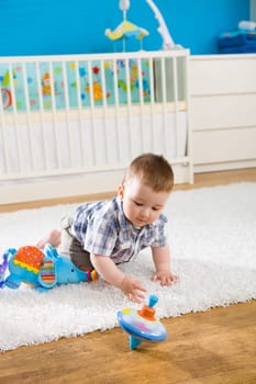 baby and whirligig