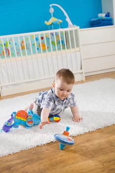 baby and whirligig
