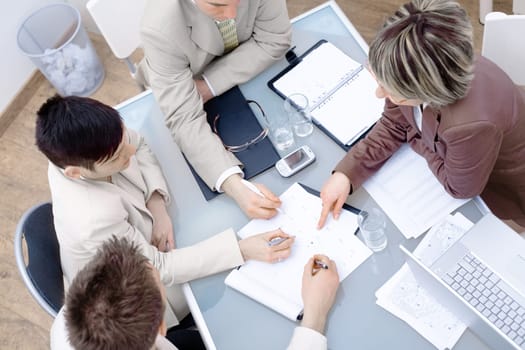 Businesspeople on meeting