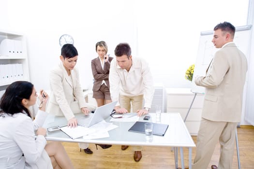 Businessteam in work