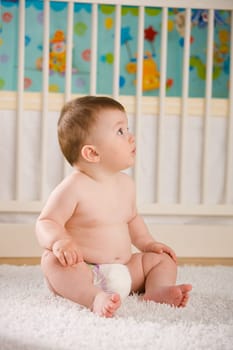 Baby in diaper