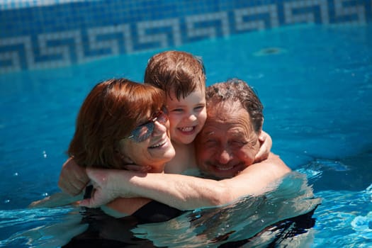 Grandparents and grandchild