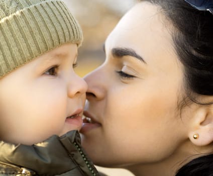 Mother and boy