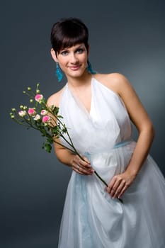 Bride in wedding dress