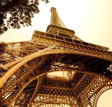 vintage eiffel tower