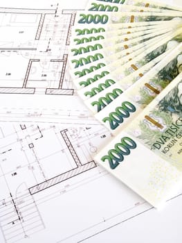 Money - Czech crowns and plans