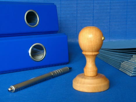 Blue office