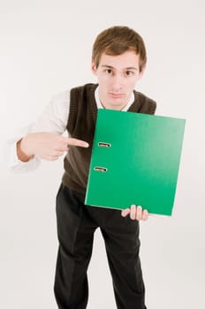 look at the documents