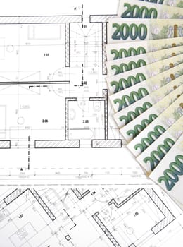 Money - Czech crowns and plans