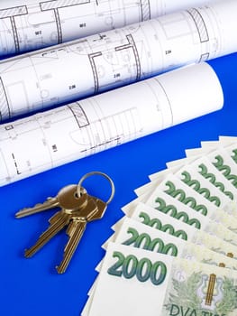 Money - Czech crowns and plans