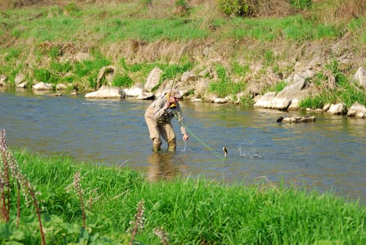 Fly fishing