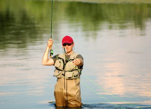 Fly fishing