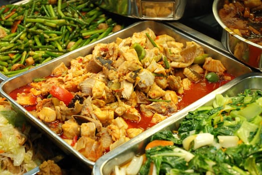 Serve chinese food