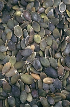 Pumpkin seeds - background